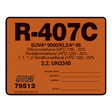  - Refrigerant Labels